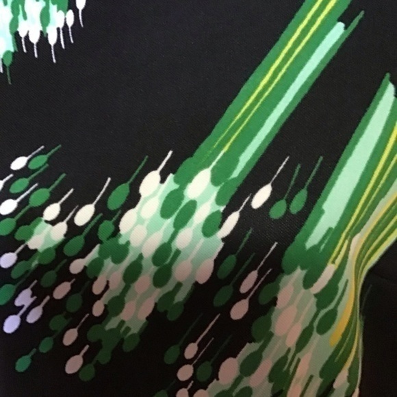 Vintage 70s bright streaks top - Picture 2 of 6